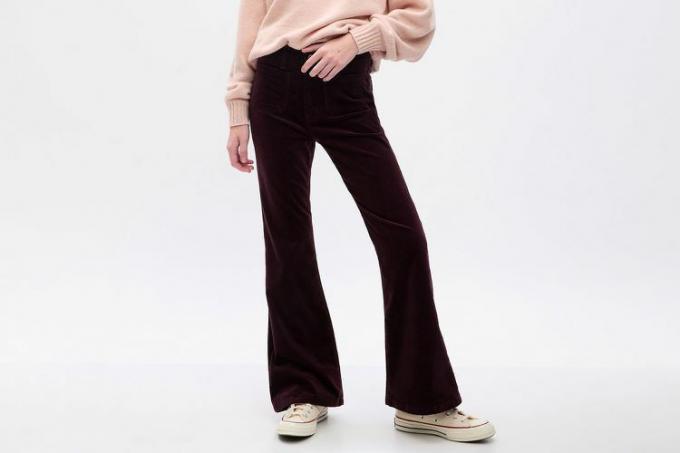 GAP High Rise Velvet 70-luvun flare-housut